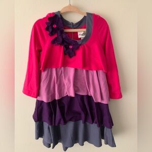 Rare editions Pink and Purple Casual Dress